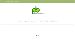 Desktop Screenshot of paulbrothersinc.com