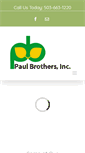 Mobile Screenshot of paulbrothersinc.com